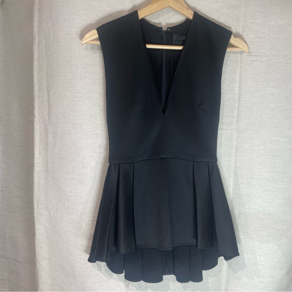 Cushnie et Ochs Black Sleeveless Top